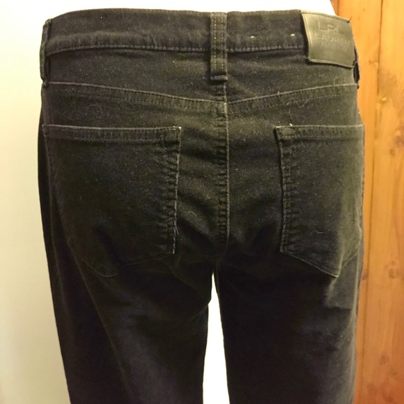 LRL Classic Straight stretch corduroy black jeans - Picture 10 of 15